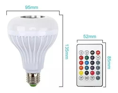 Bombillo Parlante Bluetooth Multicolor