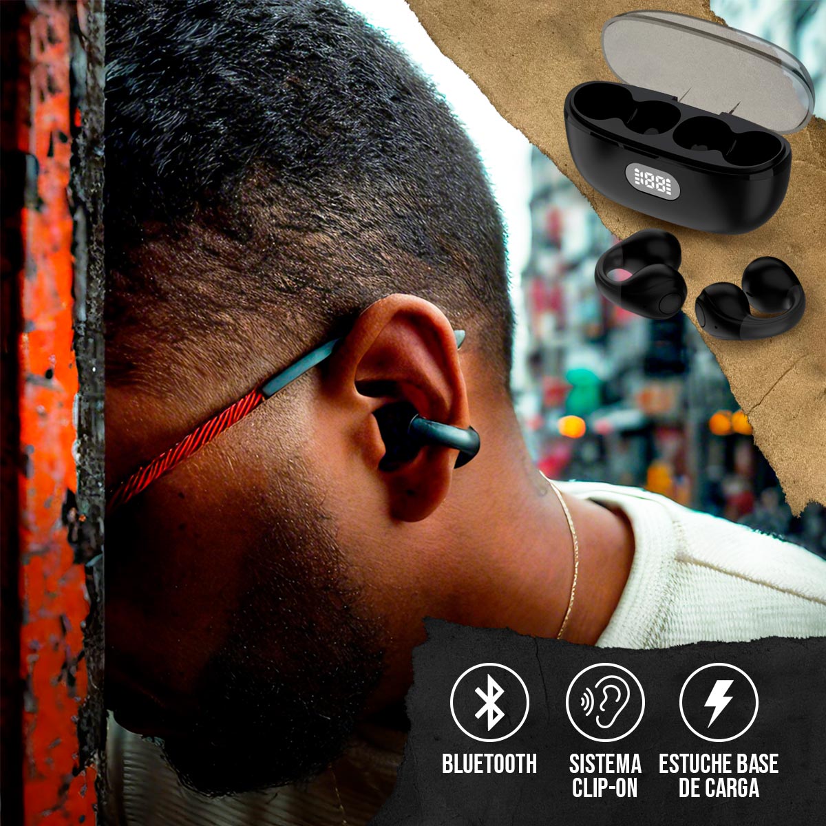 Audífonos Inalámbricos Clip-on F50