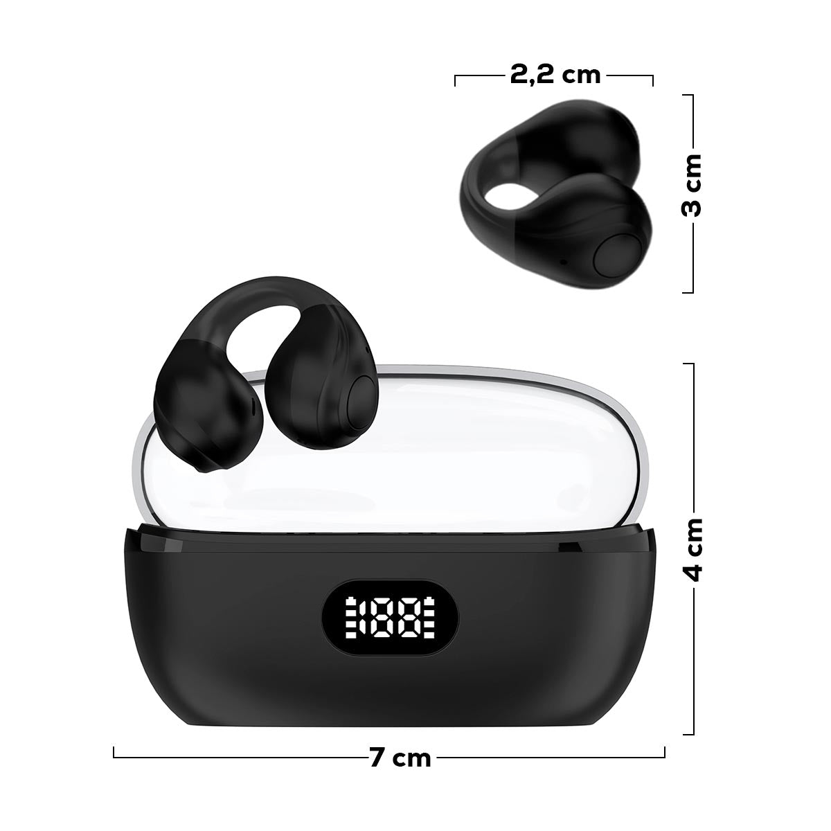 Audífonos Inalámbricos Clip-on F50