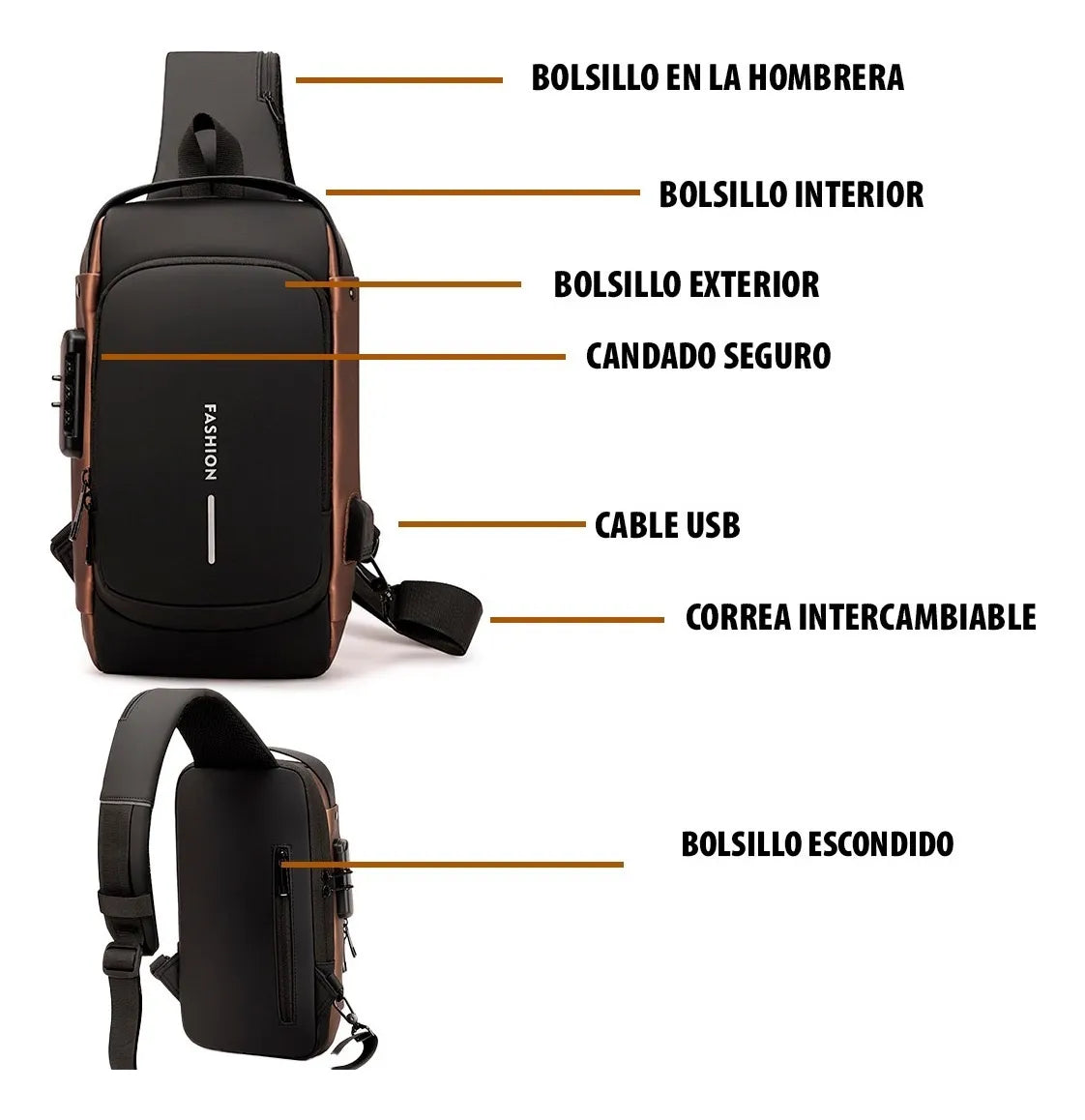 Bolso Manos Libres Mini Morral